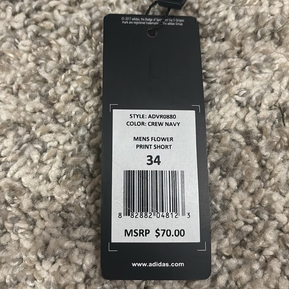 NWT Adidas Ultimate 365 Flower Print Golf Shorts 34 - Picture 8 of 8